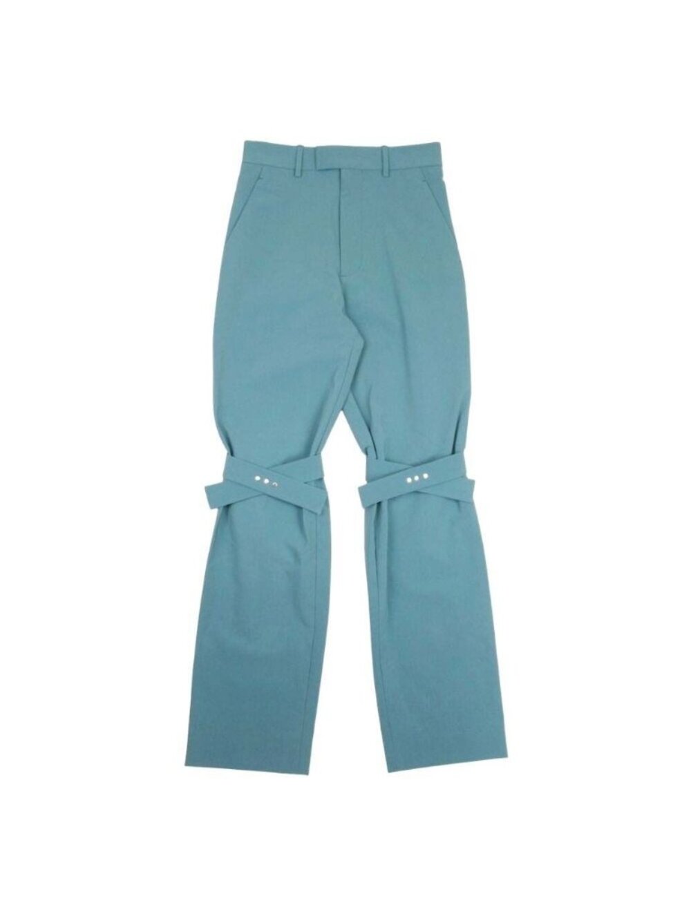 Bottega Veneta Nylon Nice Trap Pants Flat-front Trousers Green 34